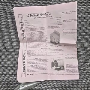 GE Gas Dryer Service Manual Wiring Diagram 234D2437P033 Rev 18 Pink Good